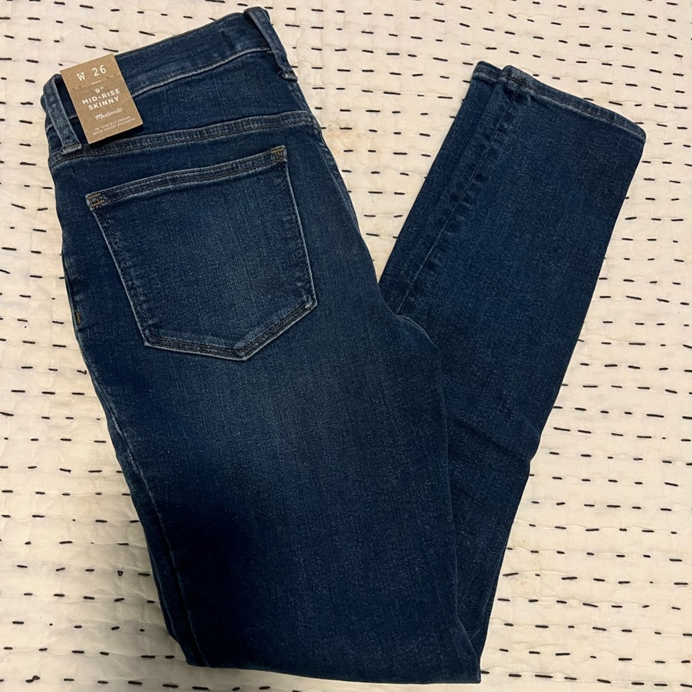 NWT Madewell Midrise Skinny- 26